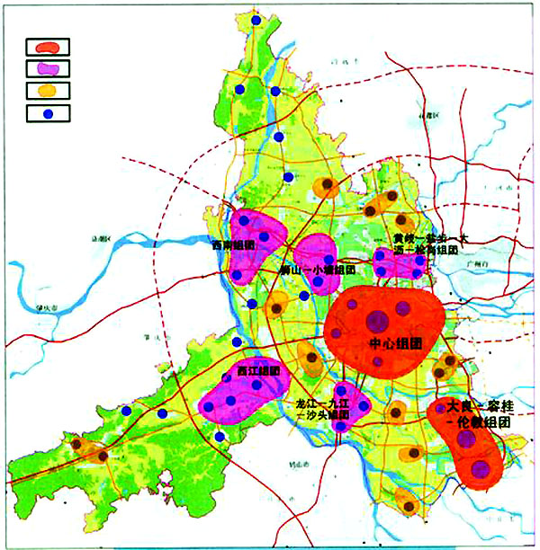 佛山人口分布_佛山地图各镇区分布